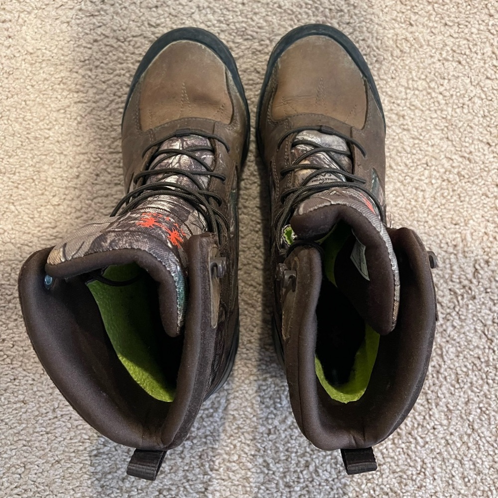 UNDER ARMOUR Men's Ayton Gore-Tek Dark Camo Hunting Ankle Boots - Picture 4 of 6